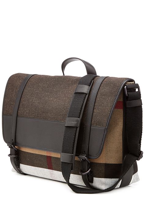 burberry men messenger bags|burberry duffle bag men's.